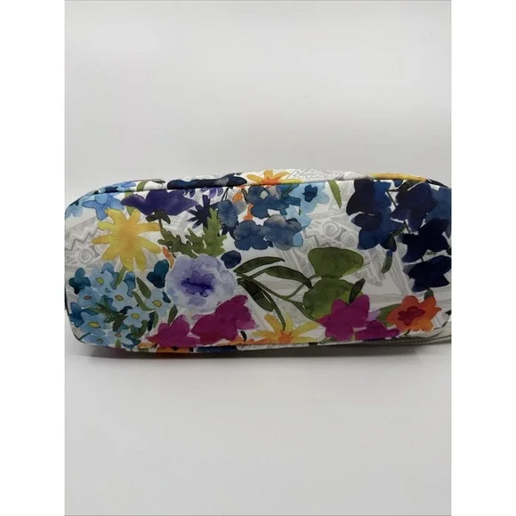 Kipling Flower Power Felicity Nylon Shoulder Bag Top Handle Spring Design - Picture 9 of 12